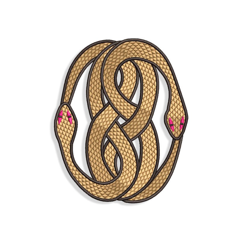 Snake Embroidery design