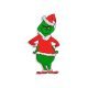 Grinch Santa Embroidery design