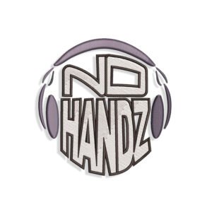 Headphones Embroidery design