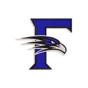 Stylized Letter F Embroidery design