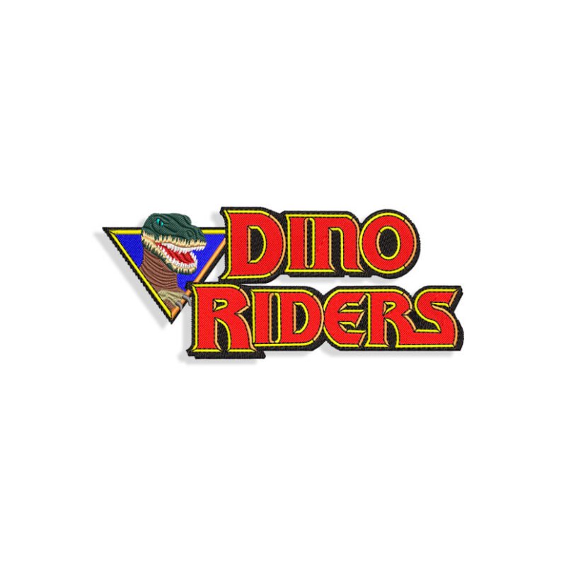 Dino Riders Embroidery design