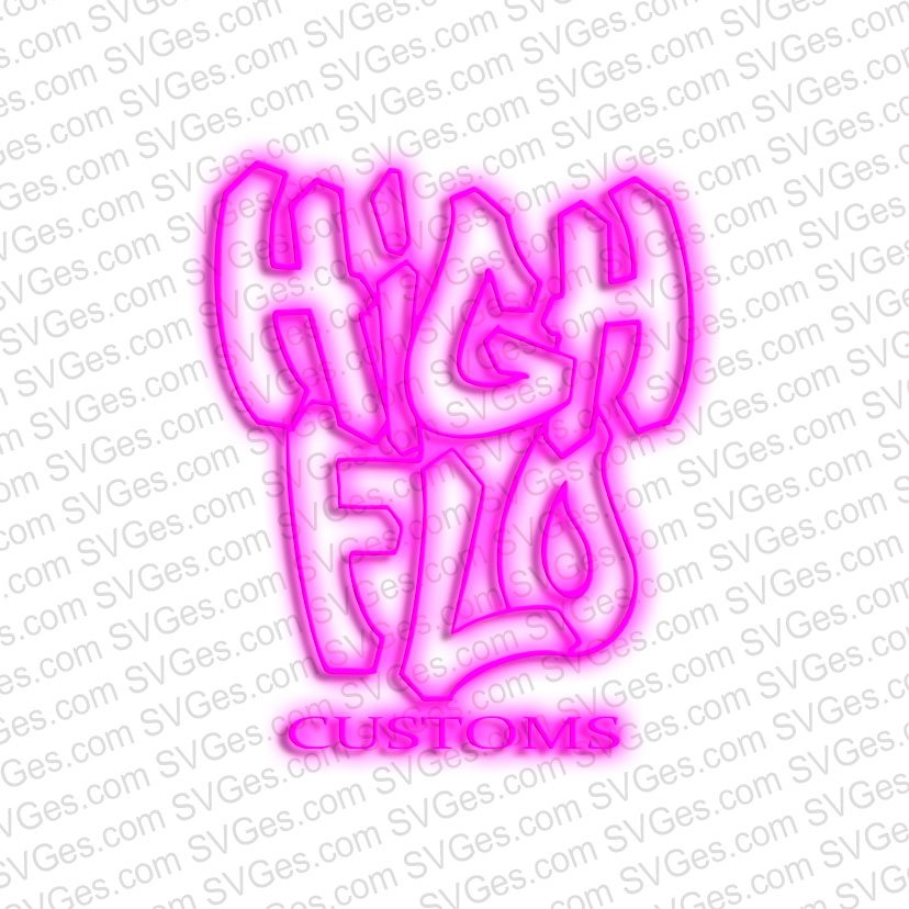Custom High Flo SVG files