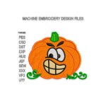 Nice Halloween Pumpkin Embroidery design