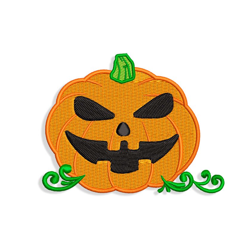 Halloween Pumpkin Embroidery design