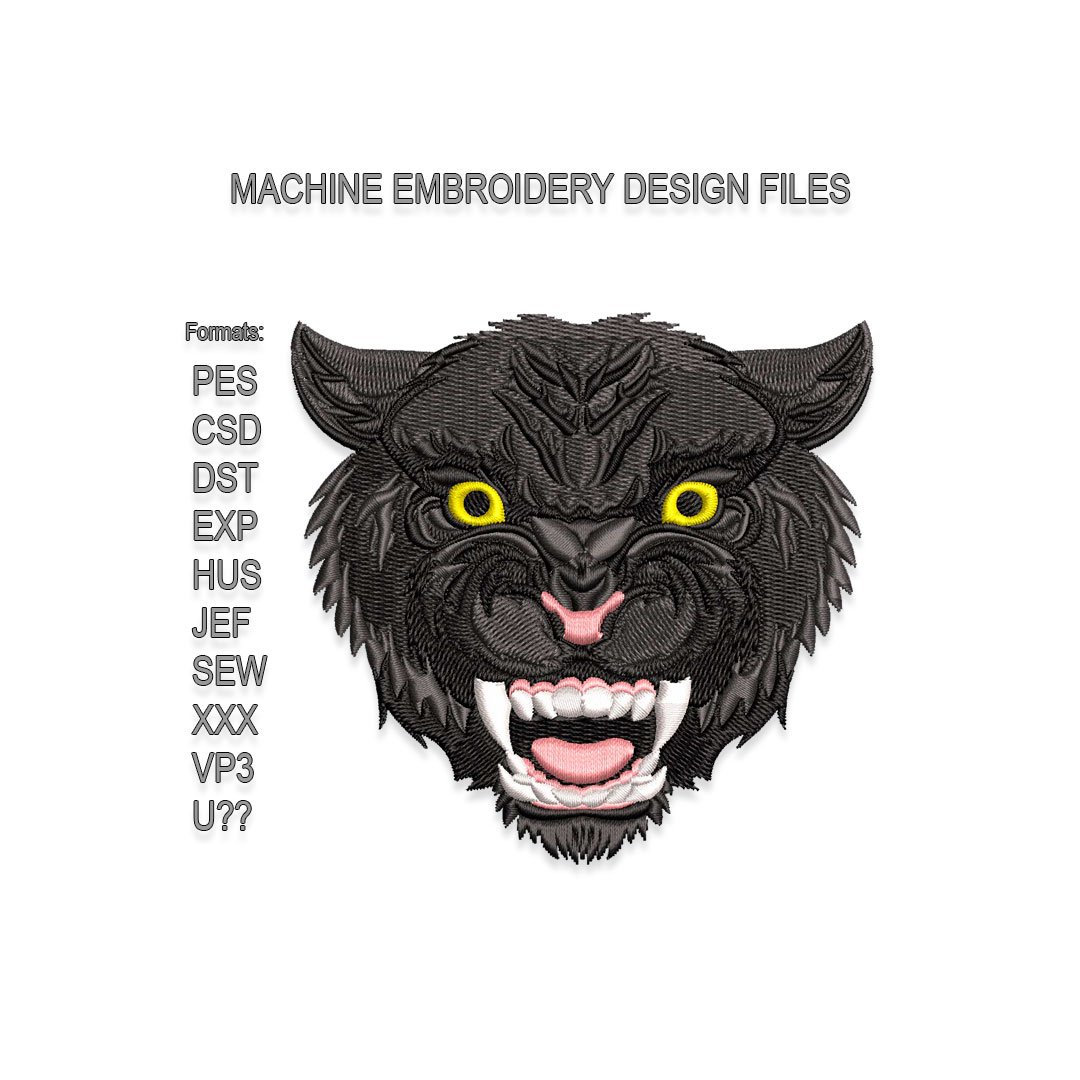 Panther Embroidery design