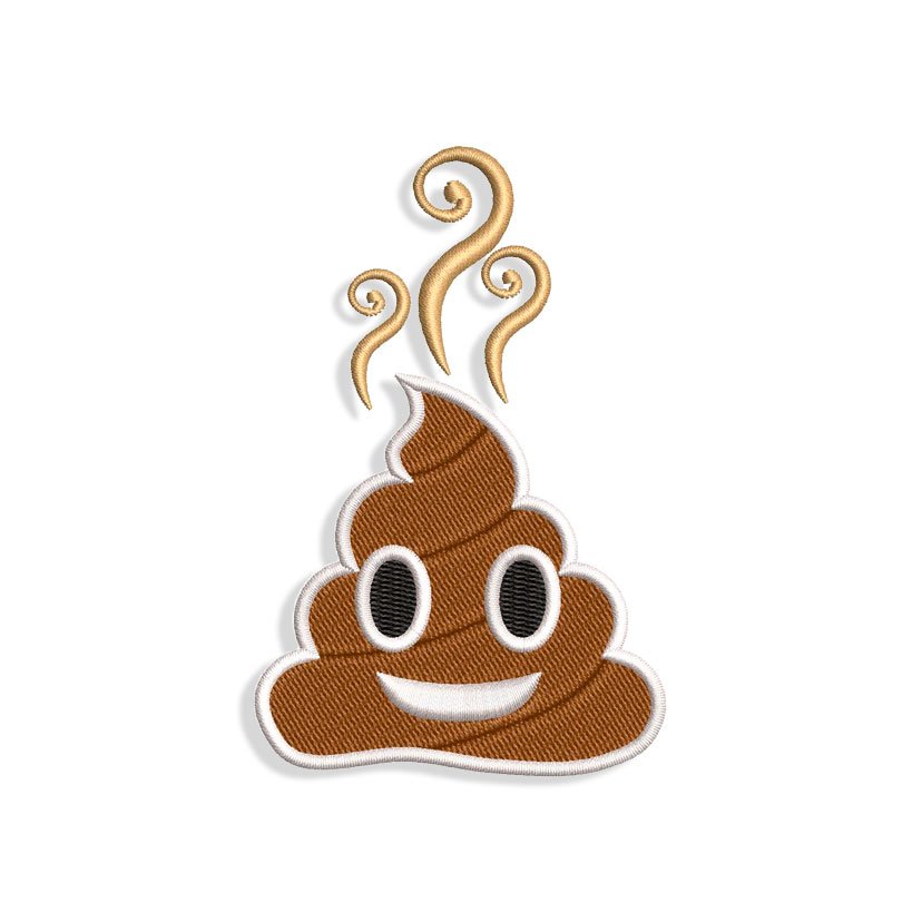 Poop Embroidery design