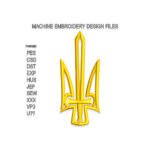Tryzub Embroidery design