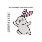 Rabbit Bunny Embroidery design