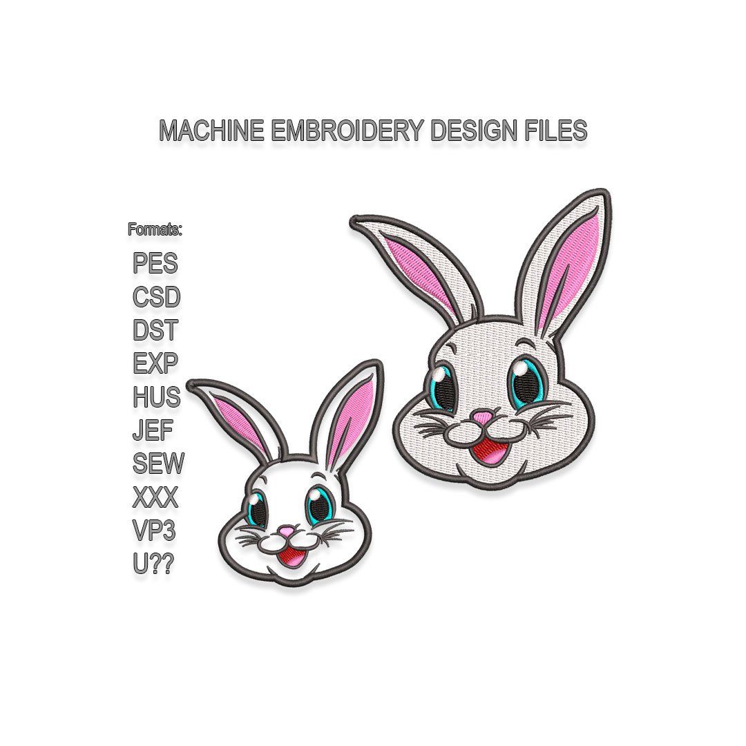 Rabbit Bunny Embroidery design