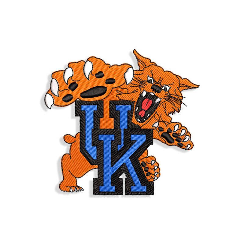 Kentucky Wildcats KU Embroidery design