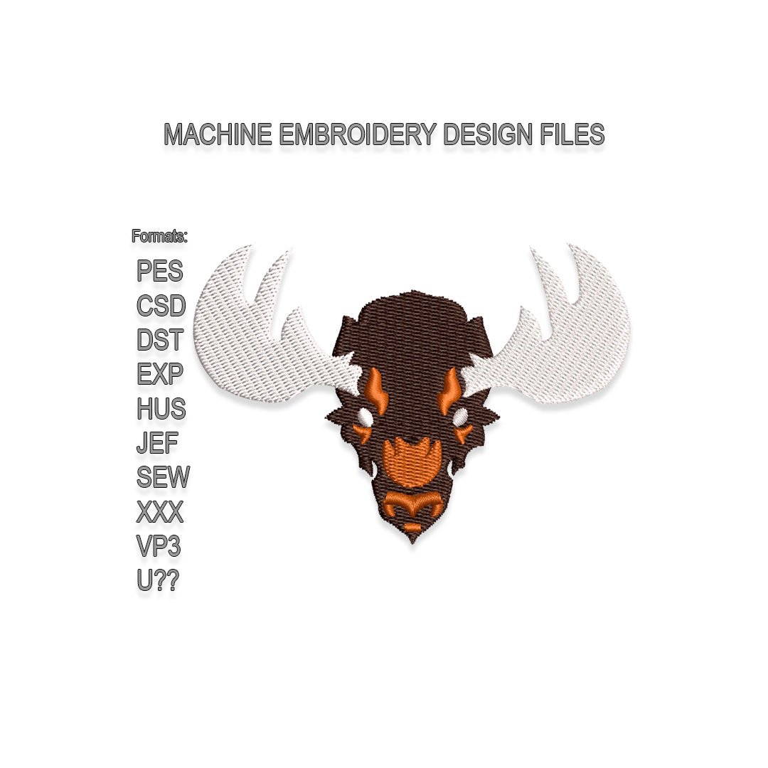 Moose Embroidery design