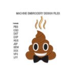 Poop Embroidery design