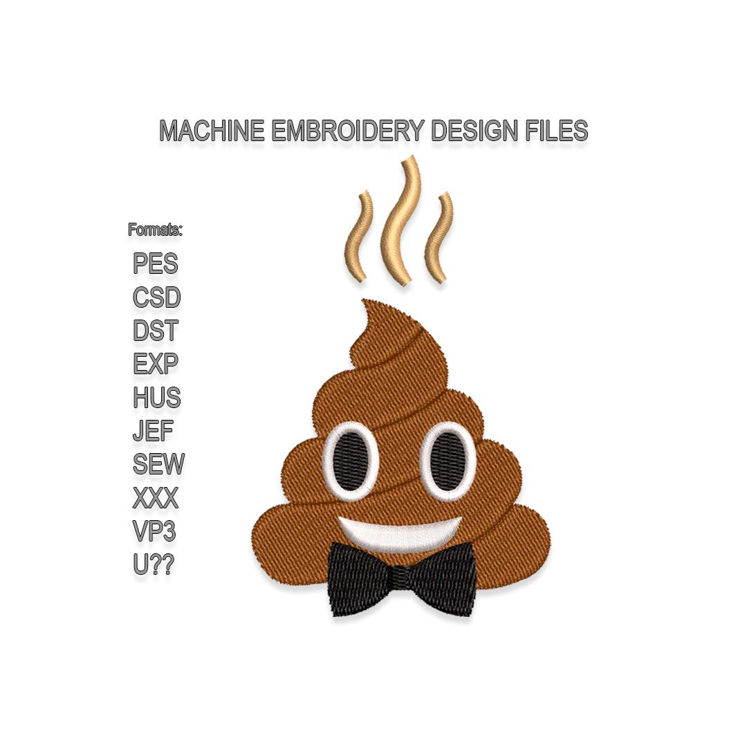 Poop Embroidery design