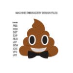 Mr. Poop Embroidery design