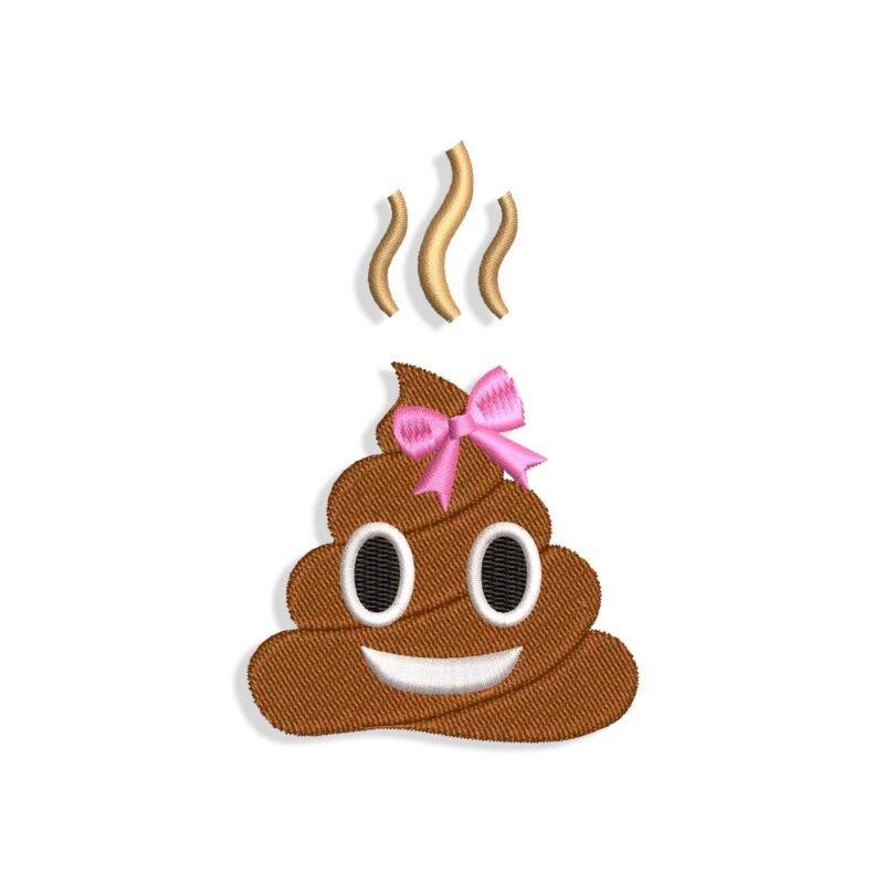 Poop Embroidery design files