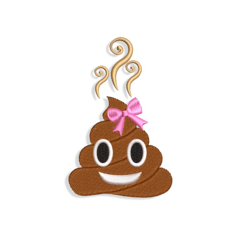 Poop Embroidery design files