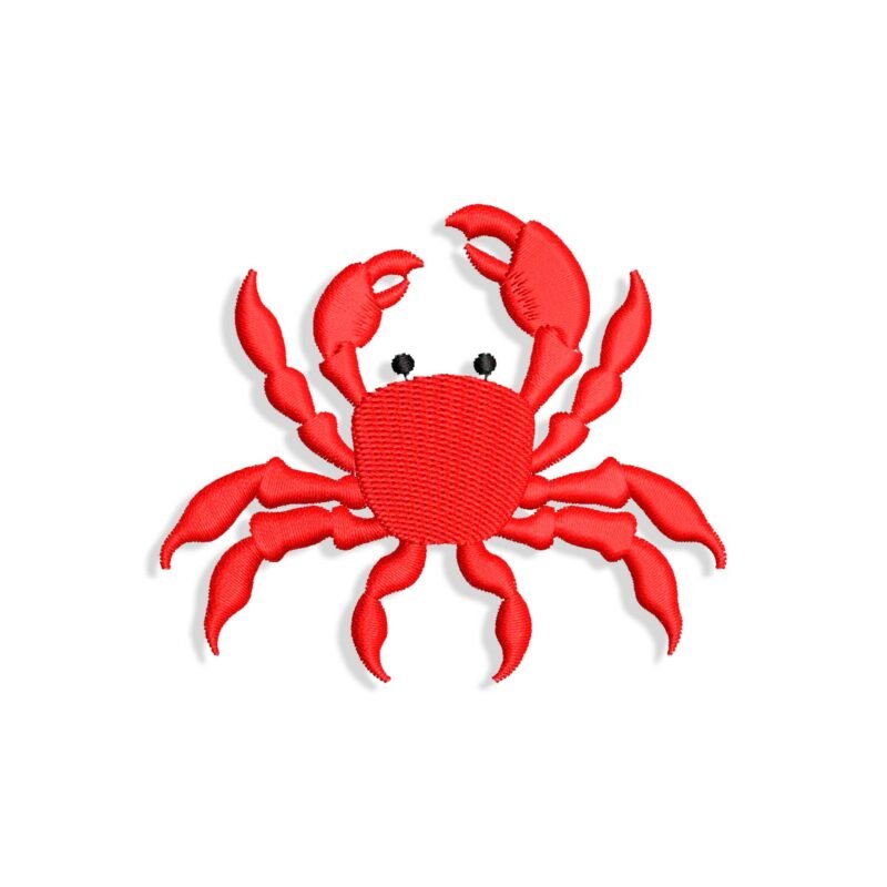 Crab Embroidery design