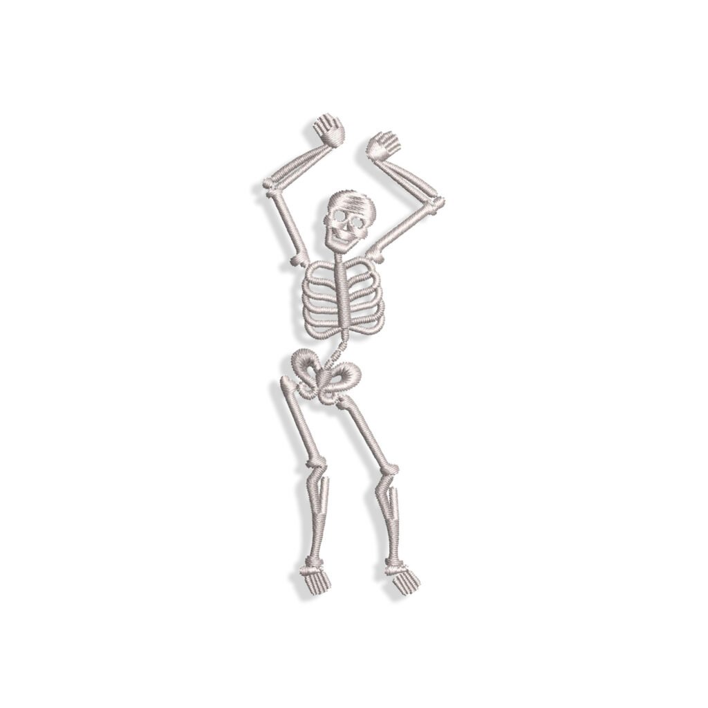 Skeleton Embroidery design for Machine Embroidery