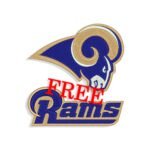 Free Los Angeles Rams embroidery design