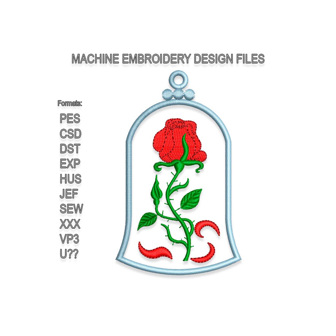 Rose Embroidery design