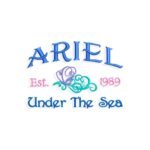 Est. 1989 Under the Sea Ariel Embroidery design