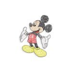 Mickey Mouse embroidery design