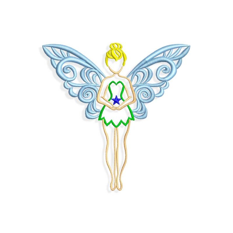 Fairy embroidery design