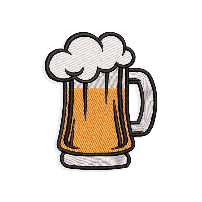 Beer Embroidery design