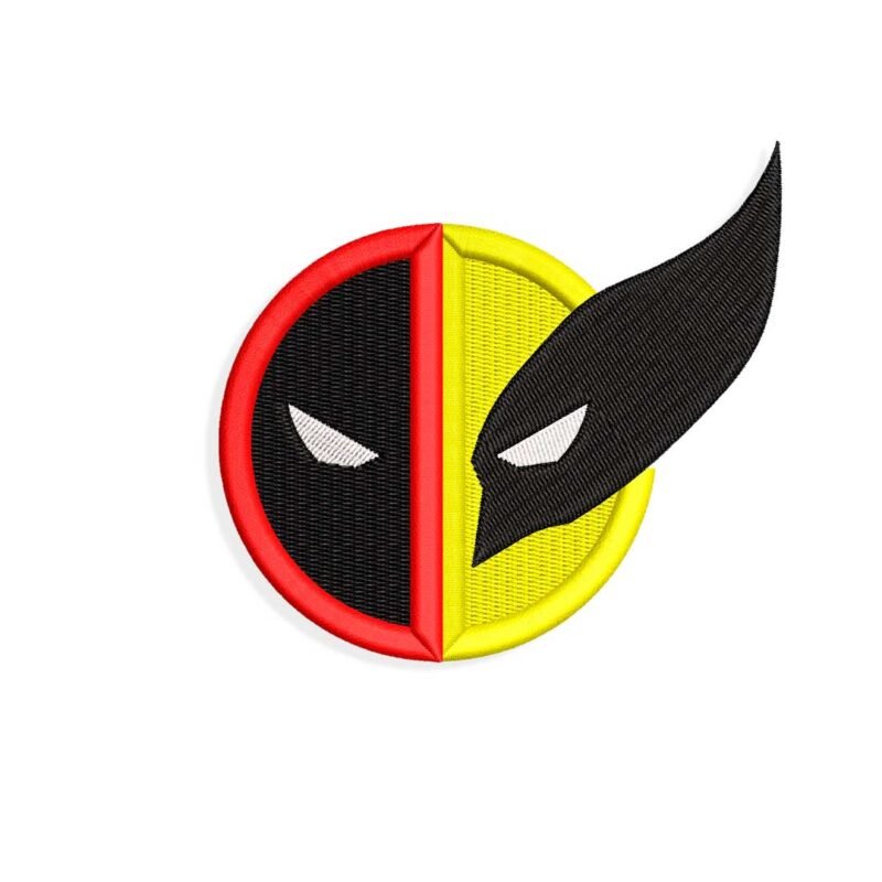 Deadpool and Wolverine Embroidery design