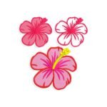 Tropical Flower Embroidery design