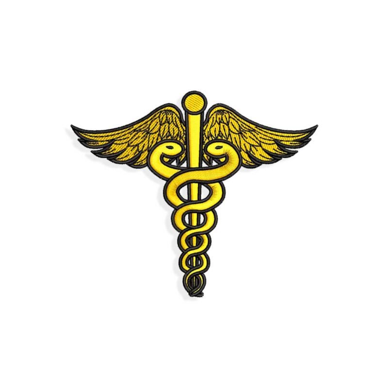 Caduceus Embroidery design