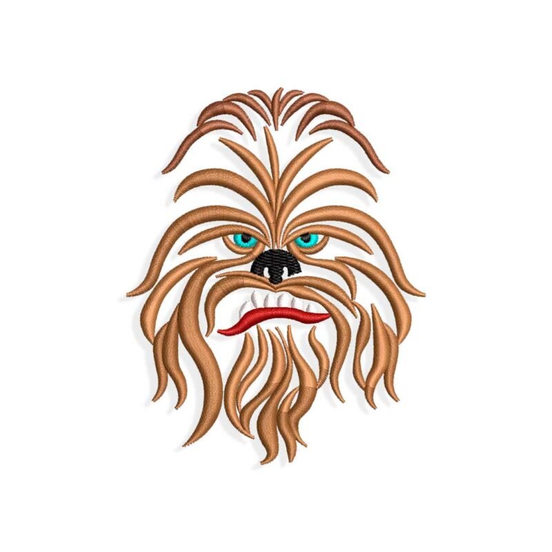 Star Wars Wookiee Embroidery design