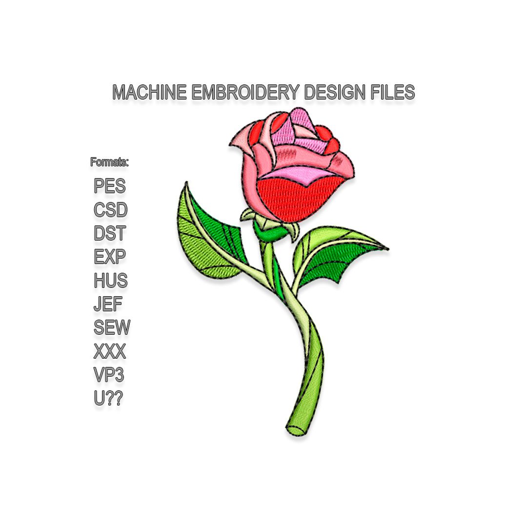 Rose Embroidery design