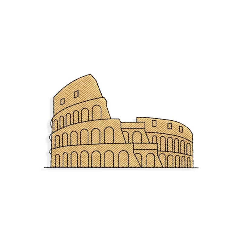 Colosseum Embroidery design