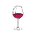 Glass of vine Embroidery design