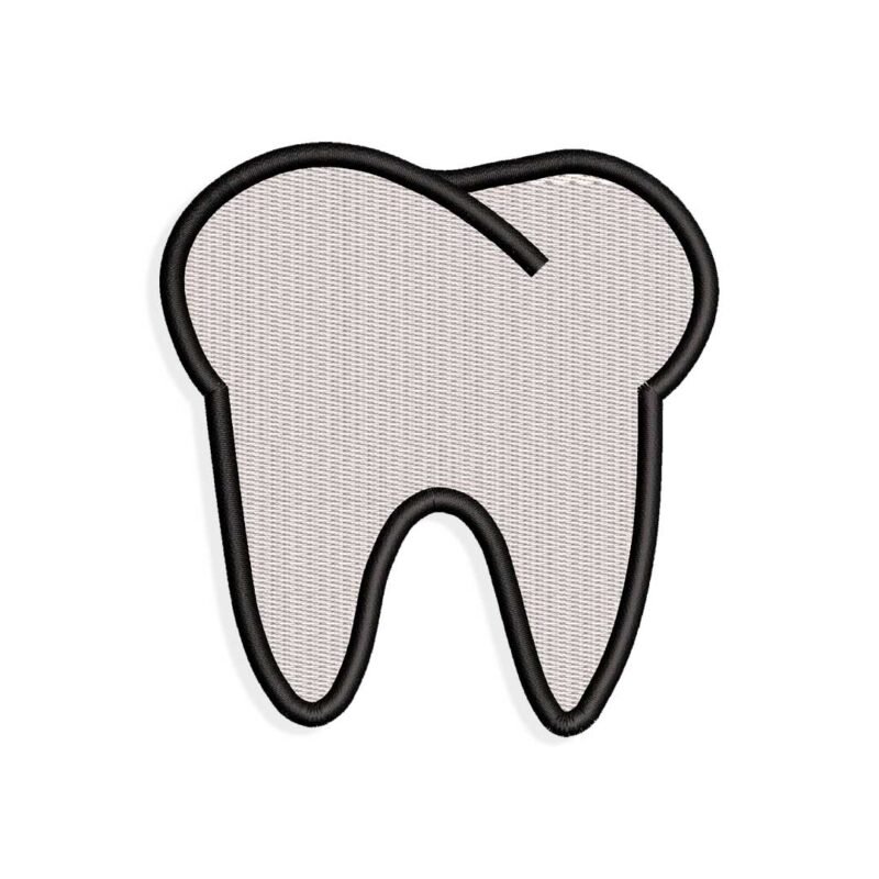 Tooth Embroidery design