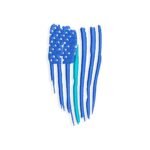 Thin Blue line flag Embroidery design