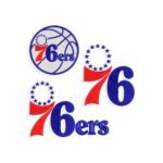 Philadelphia 76ers embroidery design