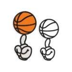 Spinning basketball Embroidery design