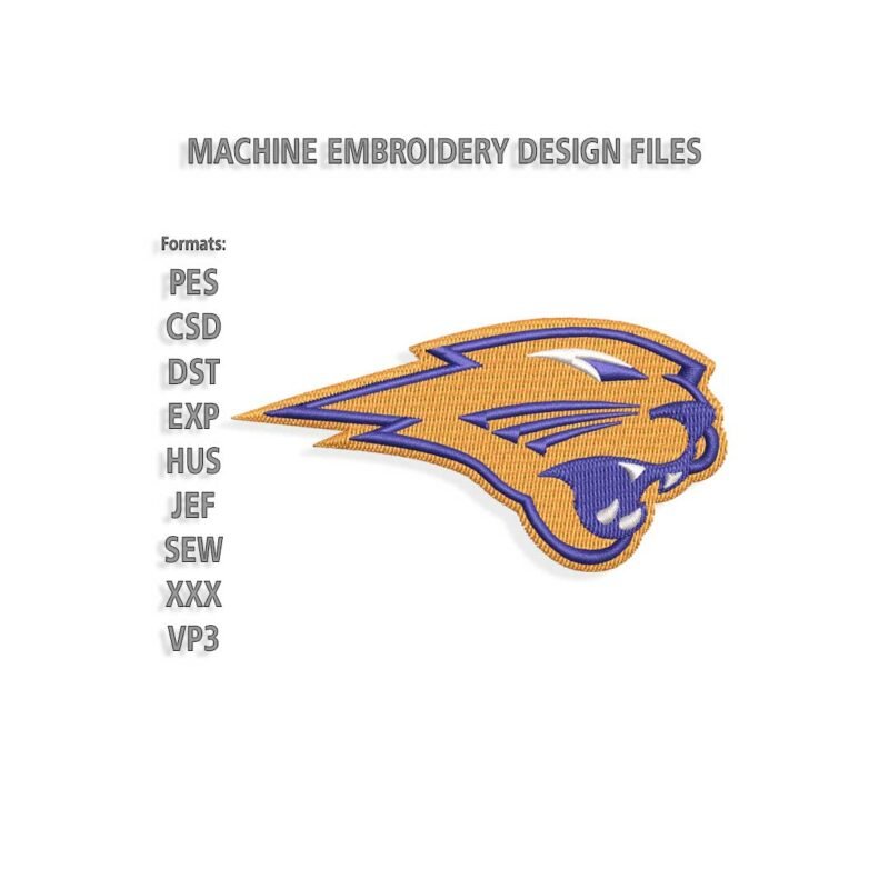 Northern Iowa Panthers Embroidery design