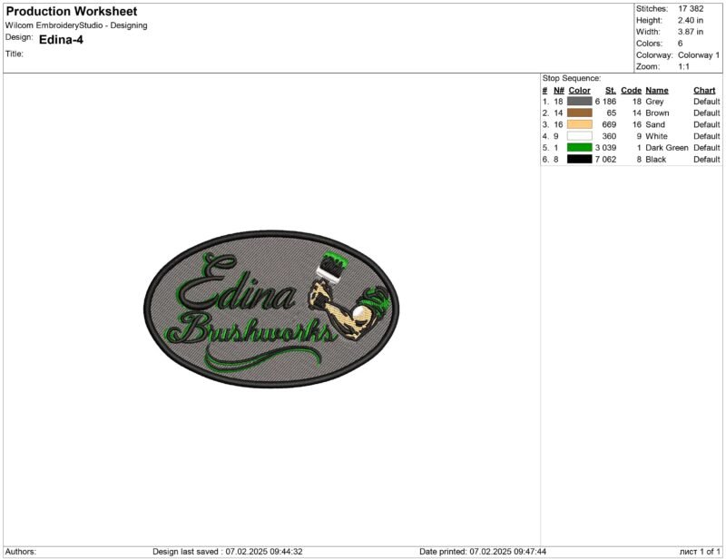 Edina embroidery design files - Image 2