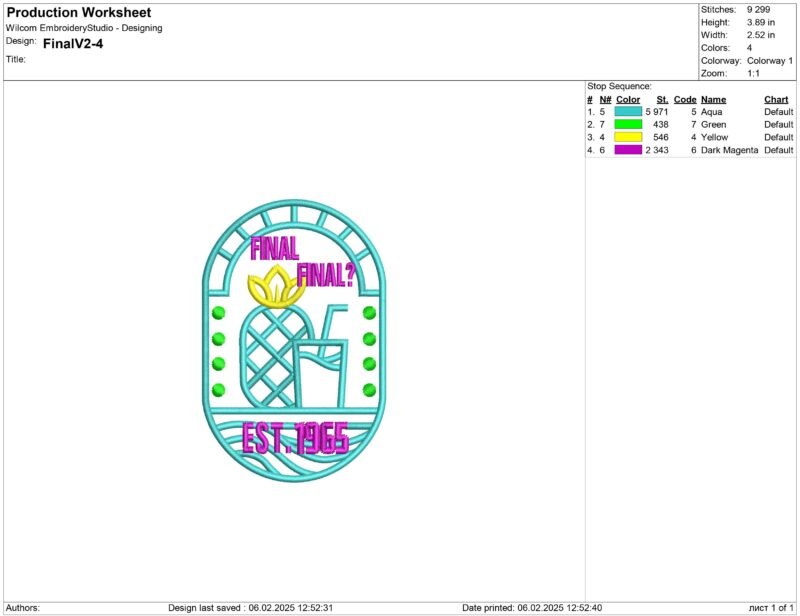 Final embroidery design files - Image 2