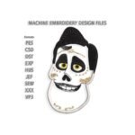 Calavera Applique Embroidery design