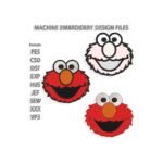Sesame street Elmo Embroidery design