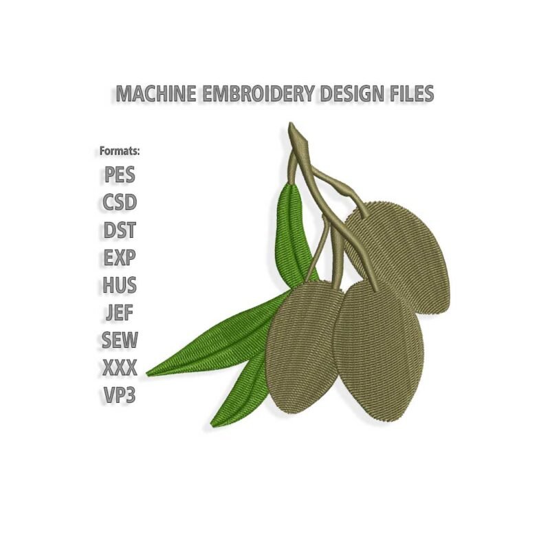 Olive Embroidery design