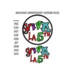 Viva La 5th Embroidery design