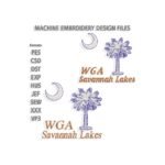 Savannah Lakes Embroidery design