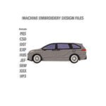 Toyota Sienna Car Embroidery design