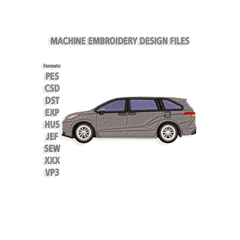 Toyota Sienna Car Embroidery design
