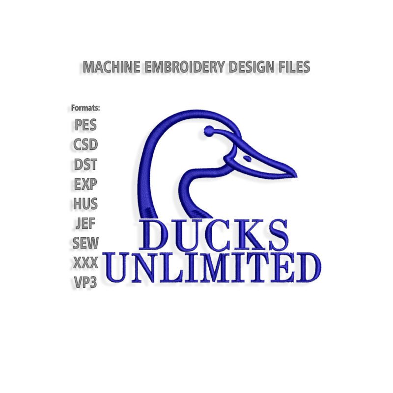 Ducks Unlimited Embroidery design